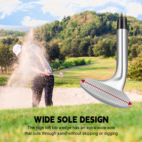 XINGGM wedge featuring anti-slip grip and step-shaped shaft for precise feel.
