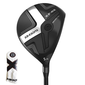 XINGGM XF02 head design overview highlighting stability for straighter shots.