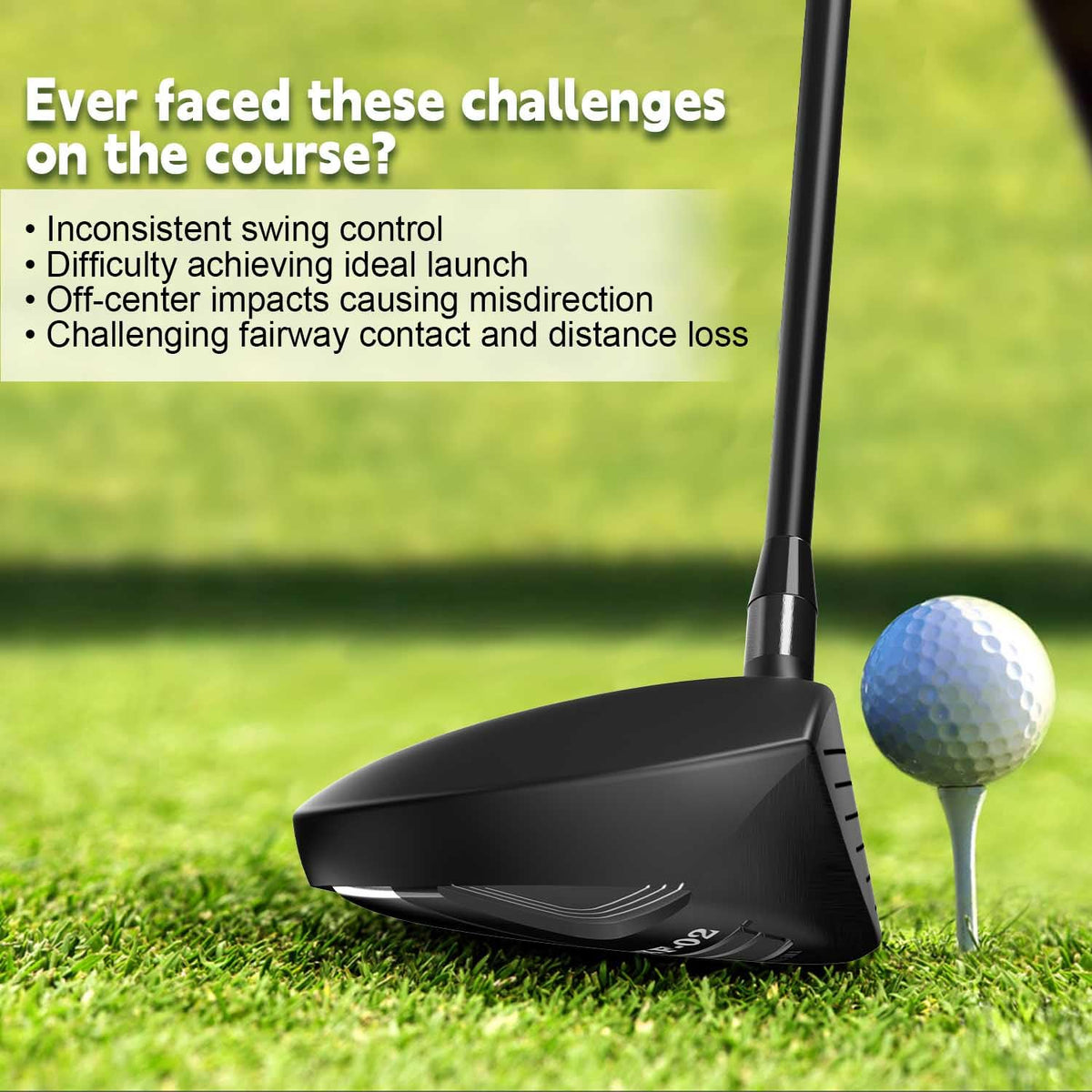 XINGGM XF02 low CG sole enables easier, higher launch from varied lies