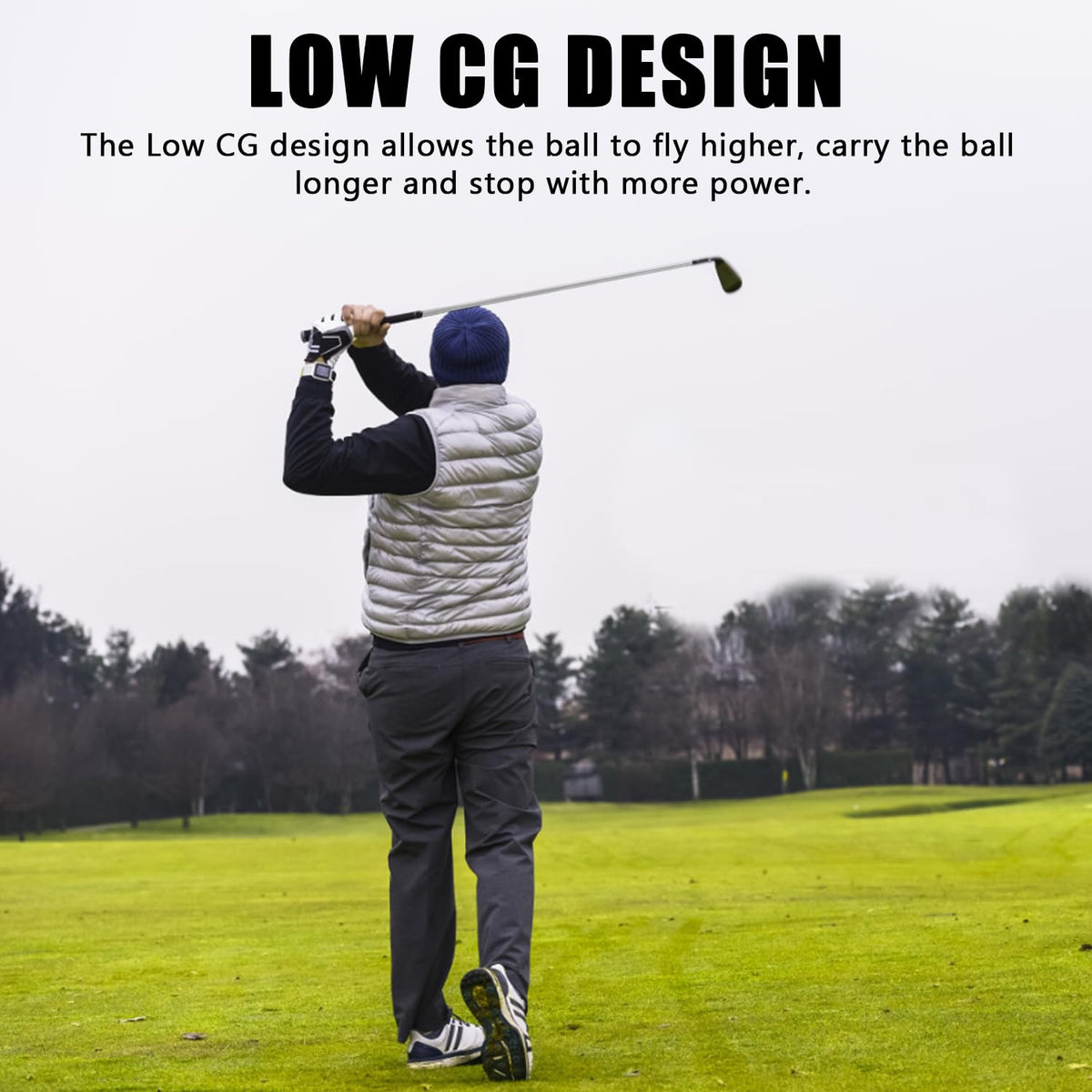 XM-01 low center of gravity design reduces turf interaction for smoother contact