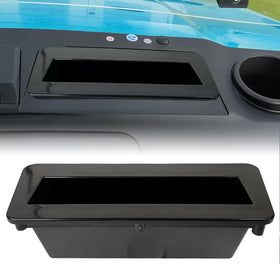 XINSTCO ABS golf cart phone and wallet holder with drain hole keeps essentials dry on course.