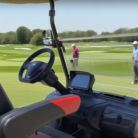 XINSTCO ABS golf cart storage organizer keeps essentials neatly in place