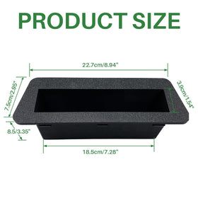XINSTCO drainage-hole detail prevents water pooling after rain or wash