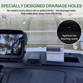 XINSTCO golf cart holder drainage hole design prevents water pooling