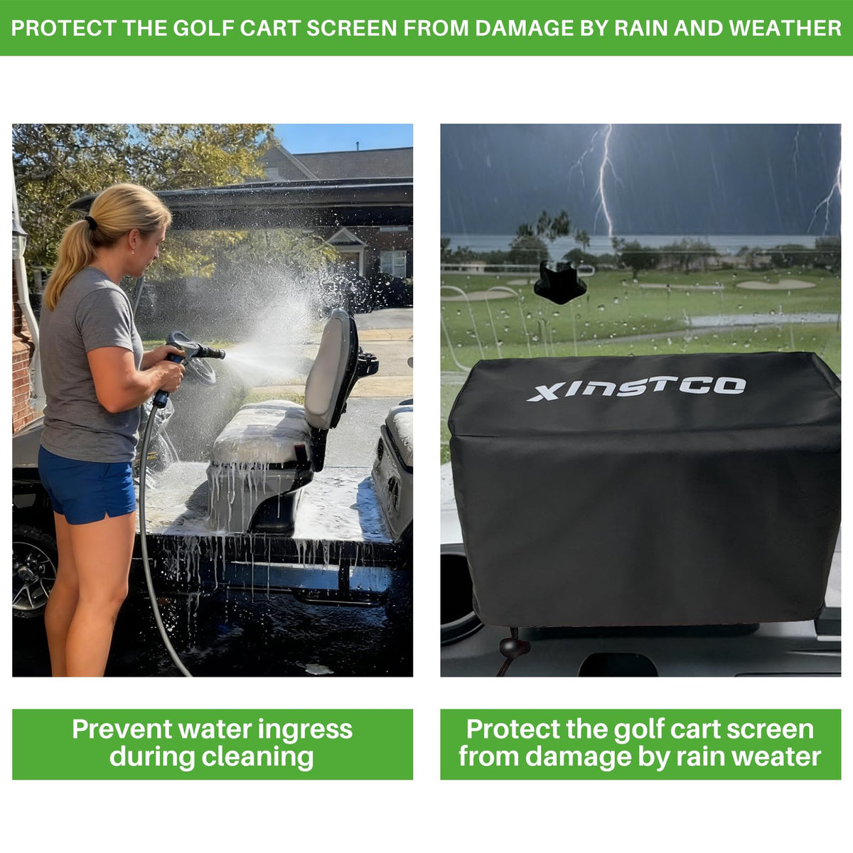 XINSTCO scratch-resistant oxford fabric shields against scratches and wear.