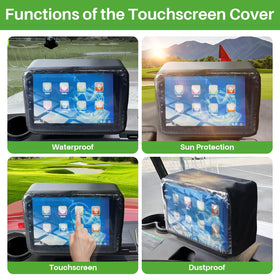XINSTCO waterproof fabric shields display from rain and splashes while remaining flexible