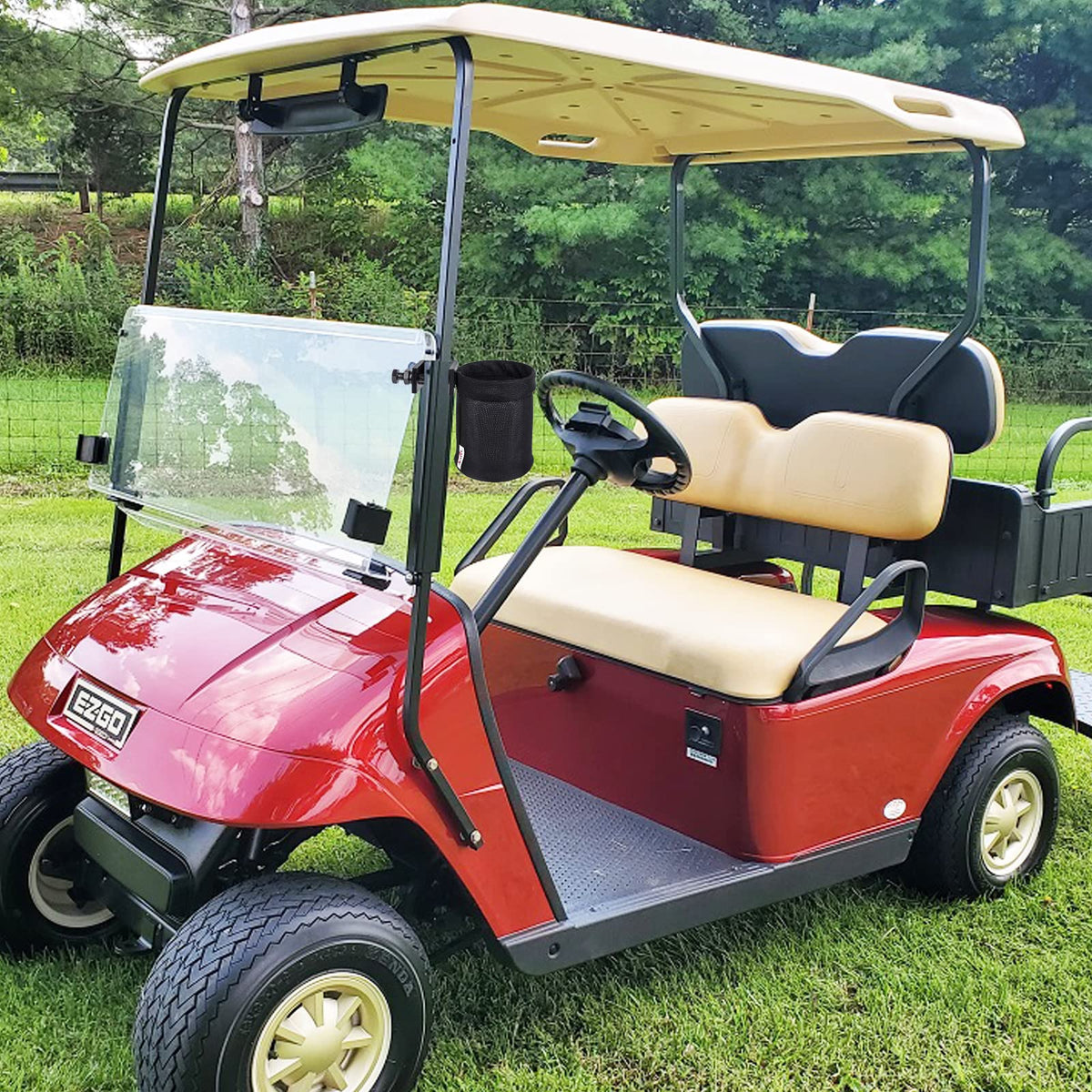 Xislet durable, compact design resists rust and wear on outdoor carts.