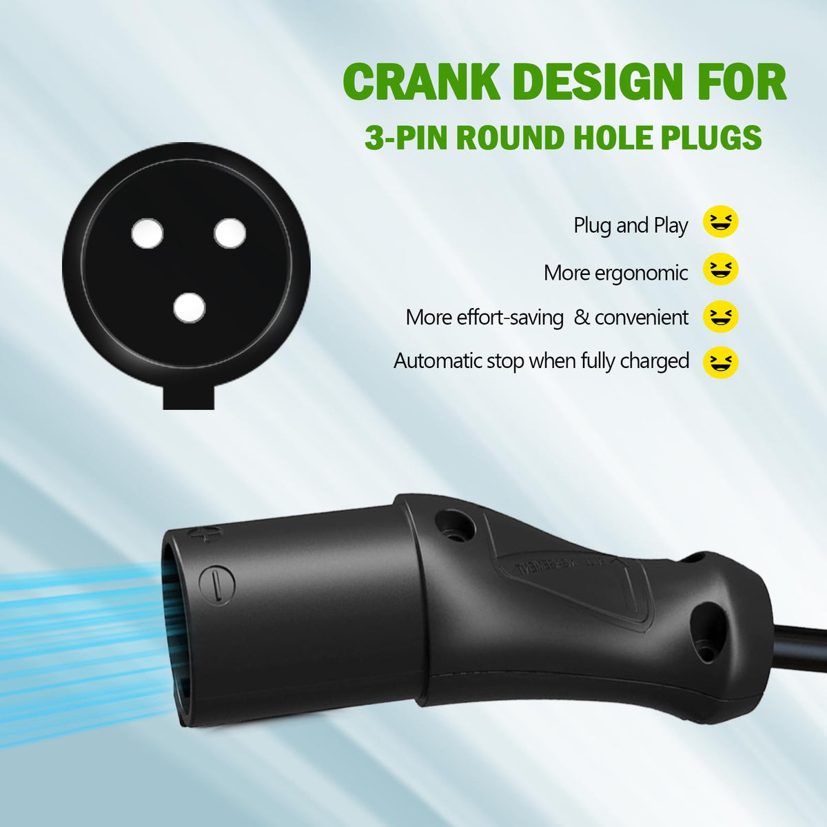 Xislet fast-charge capability reduces downtime between rounds.