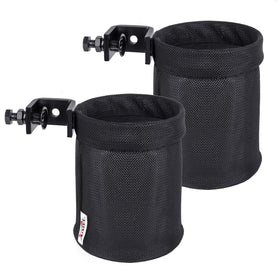 Xislet golf cart cup holder with weatherproof nylon basket for durability.