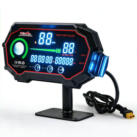 Xislet golf cart GPS speedometer display shows accurate MPH for on-course pacing