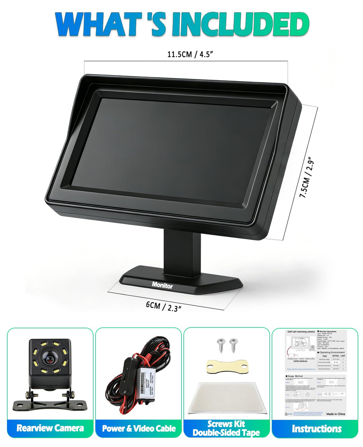 Xislet night-vision rear view helps safer reversing in low light