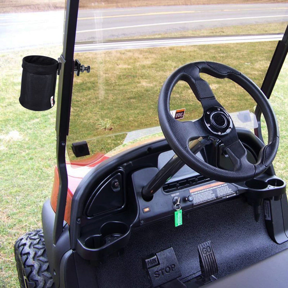 Xislet fits EZ-GO and Club Car square tubes 0.75-1.0 inches.