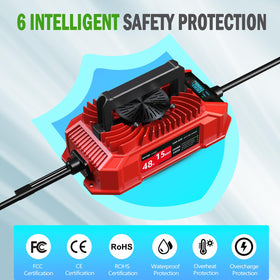 Xislet ultra-lightweight charger weighs 7.5 lbs for easy transport.