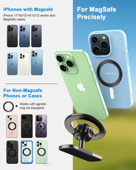 Xitalia supports iPhone 12–17 (MagSafe) with cases for quick access.