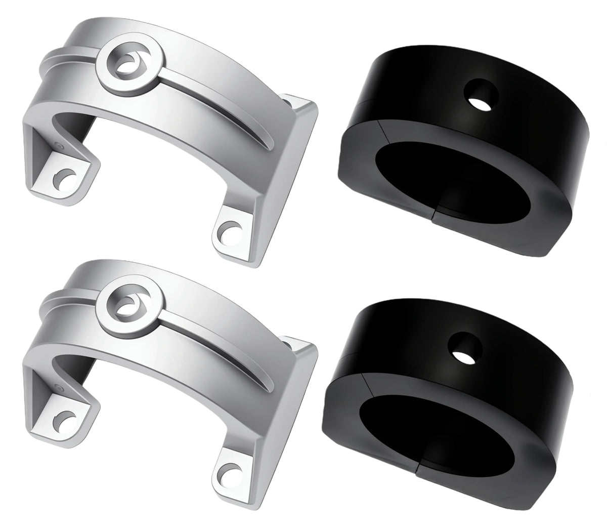 Xiweiqi rear spring ISO mount cap, driver side close-up showing fit and durability