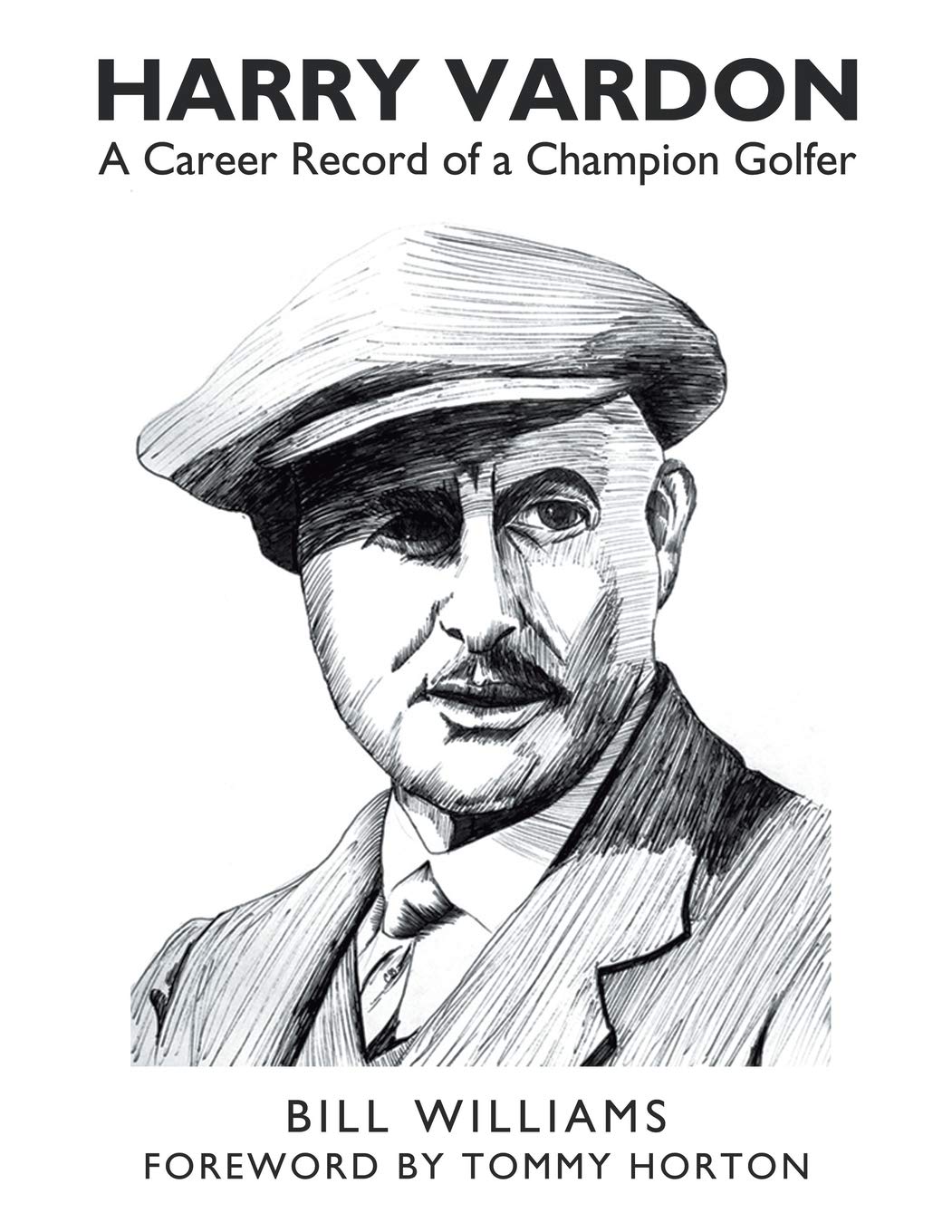 Xlibris Harry Vardon book cover—golf history insights for enthusiasts.