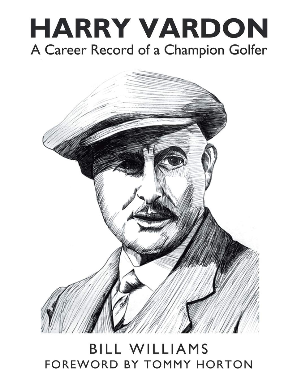 Xlibris Harry Vardon book cover—golf history insights for enthusiasts.