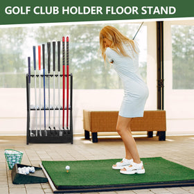 Xnwouco golf club slot layout showing dedicated 9-club and 9-ball arrangement for easy access.