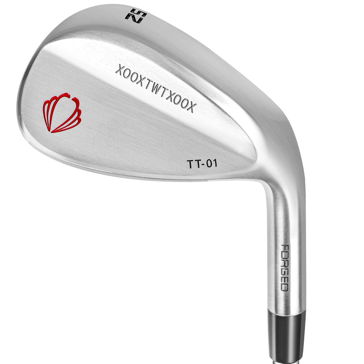 XOOXTWTXOOX 52-degree sand wedge grooves enhance spin for precise greenside control.