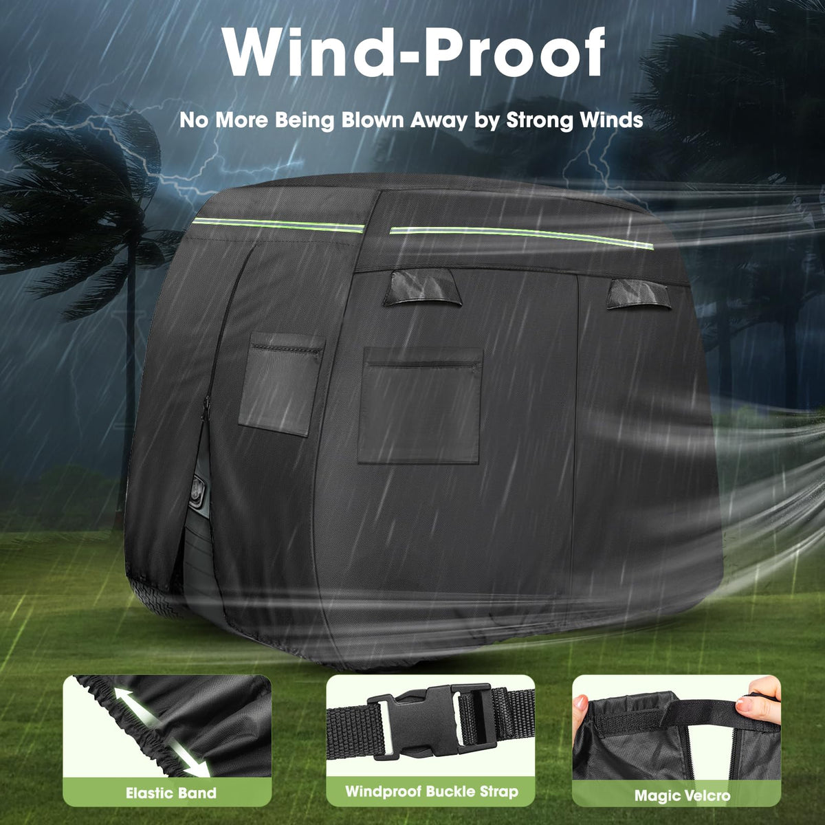 Xoxocos double air vents promote airflow and prevent condensation inside.