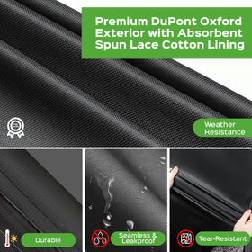 Xoxocos extended zippers enable quick access during daily use.