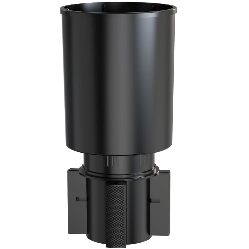Xoxocos golf cart cup holder holding a tall drink securely on a cart