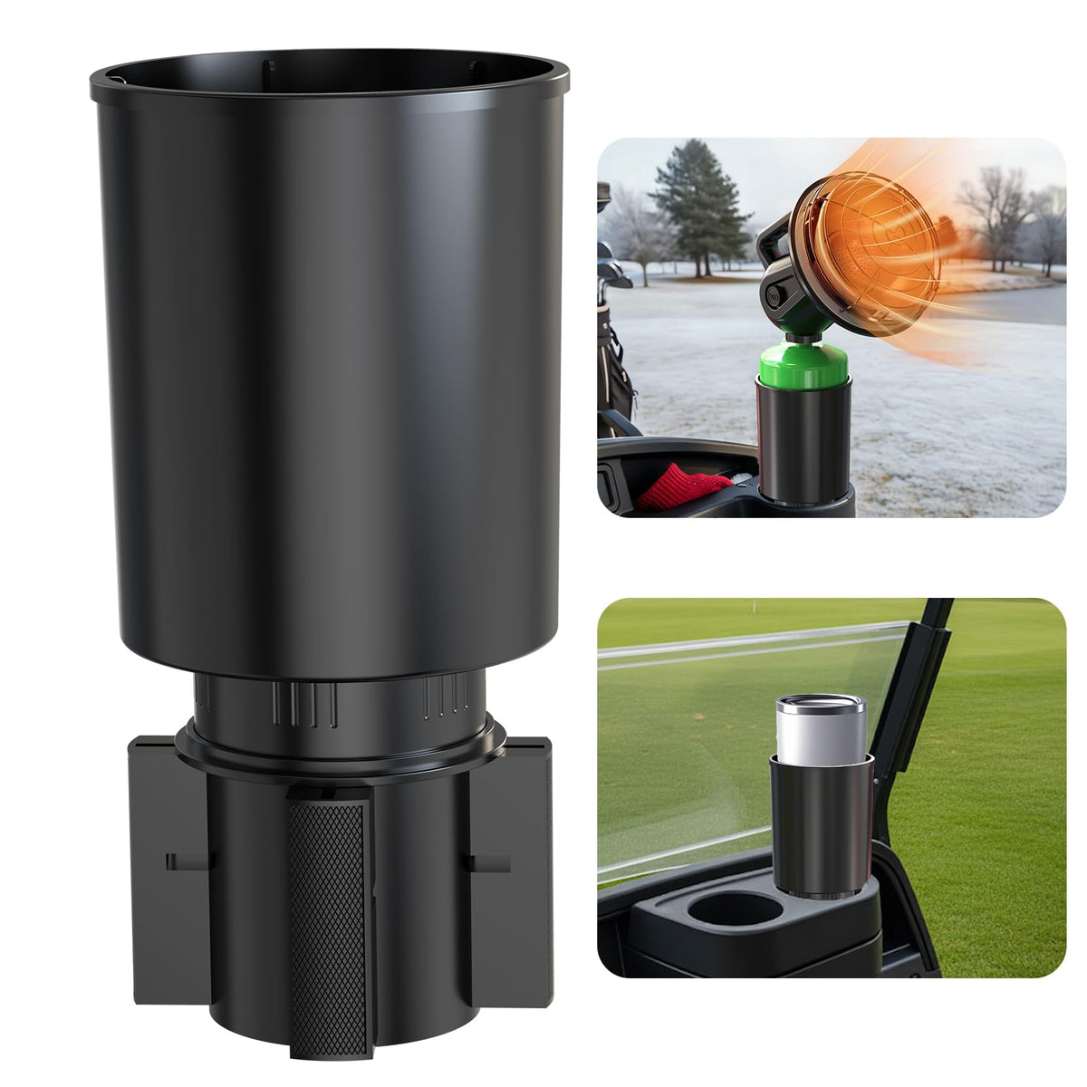 Xoxocos multi-vehicle cup holder for boats and ATVs