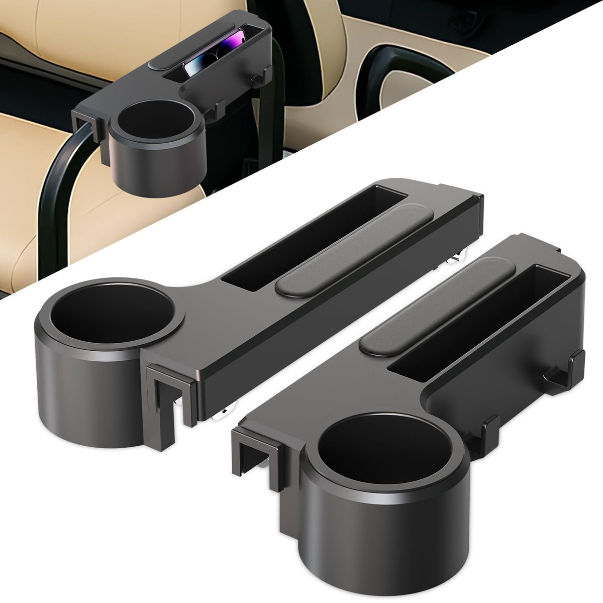 Xoxocos rear-seat armrest in a pair for shared comfort.