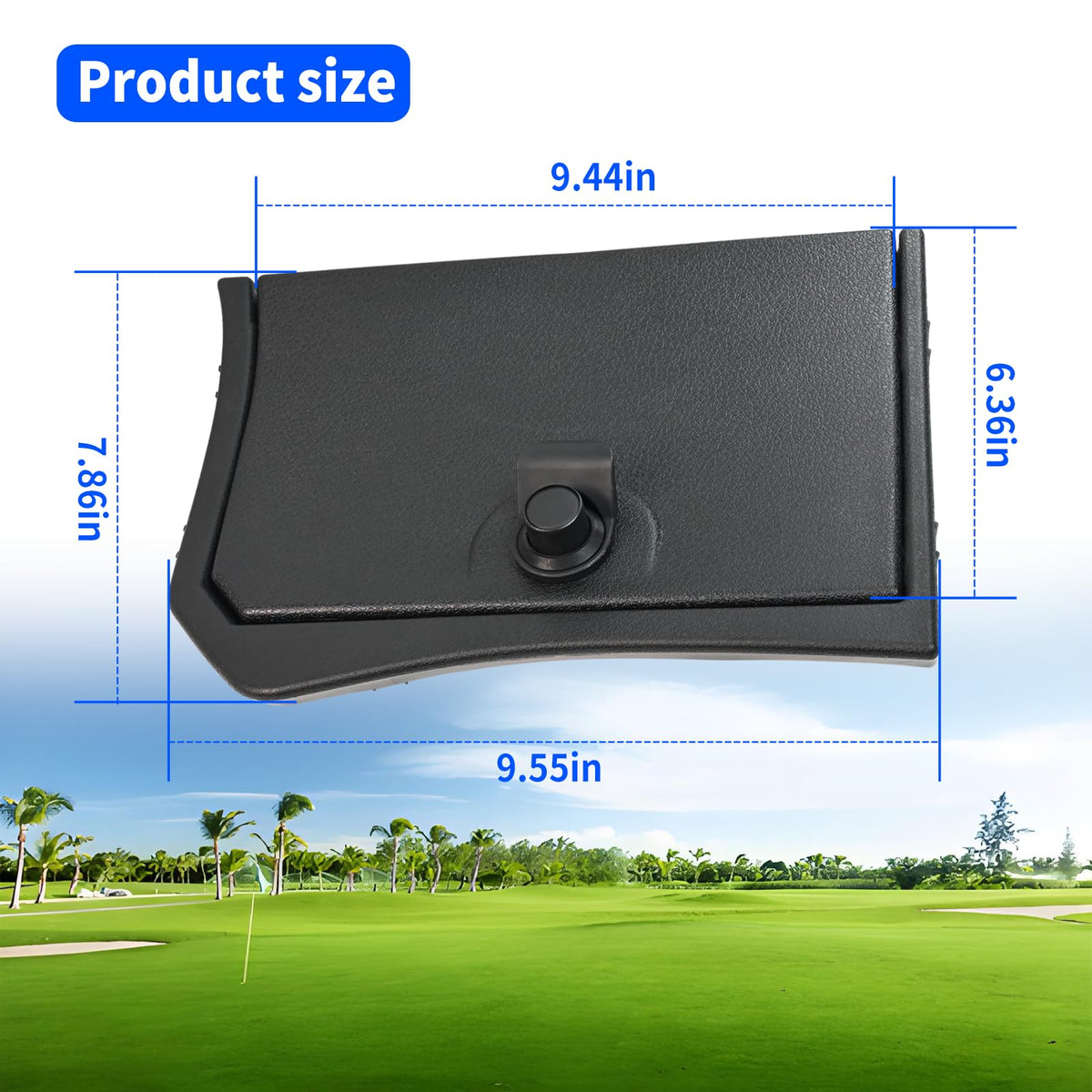 XQK closeup reveals durable materials of glove box door