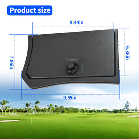 XQK closeup reveals durable materials of glove box door