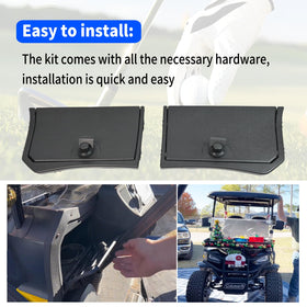 XQK complete glove box door set provides organized storage