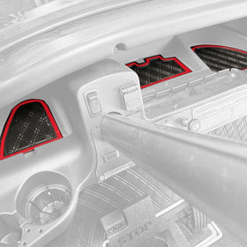 Xtreme MATS dash mat texture close-up showing anti-slip protection for the Club Car dash