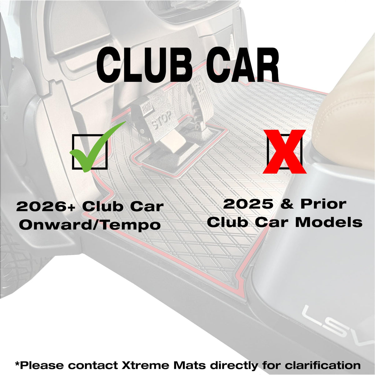 Xtreme Golf Cart Mats diamond texture close-up for enhanced traction.