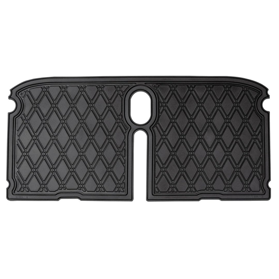 Xtreme Mats bag well mat rubber liner protects EZGO RXV bagwell from scuffs