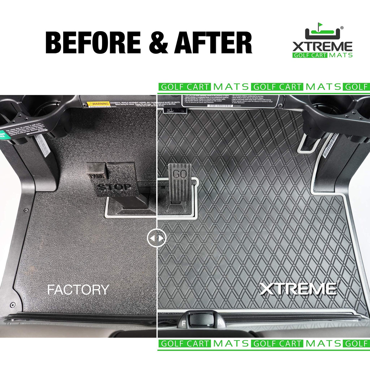 Xtreme Mats easy-install mat demonstrates quick, secure placement.