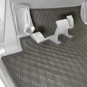 Xtreme Mats easy-installation front floor mat shown for quick upgrade to premium look.