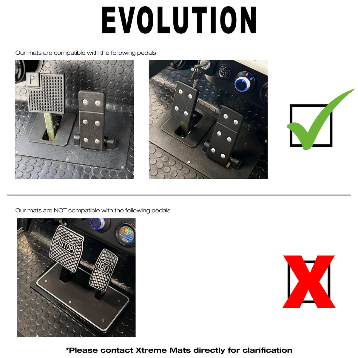 Diamond-pattern 8mm Evolution mat channels sand and water
