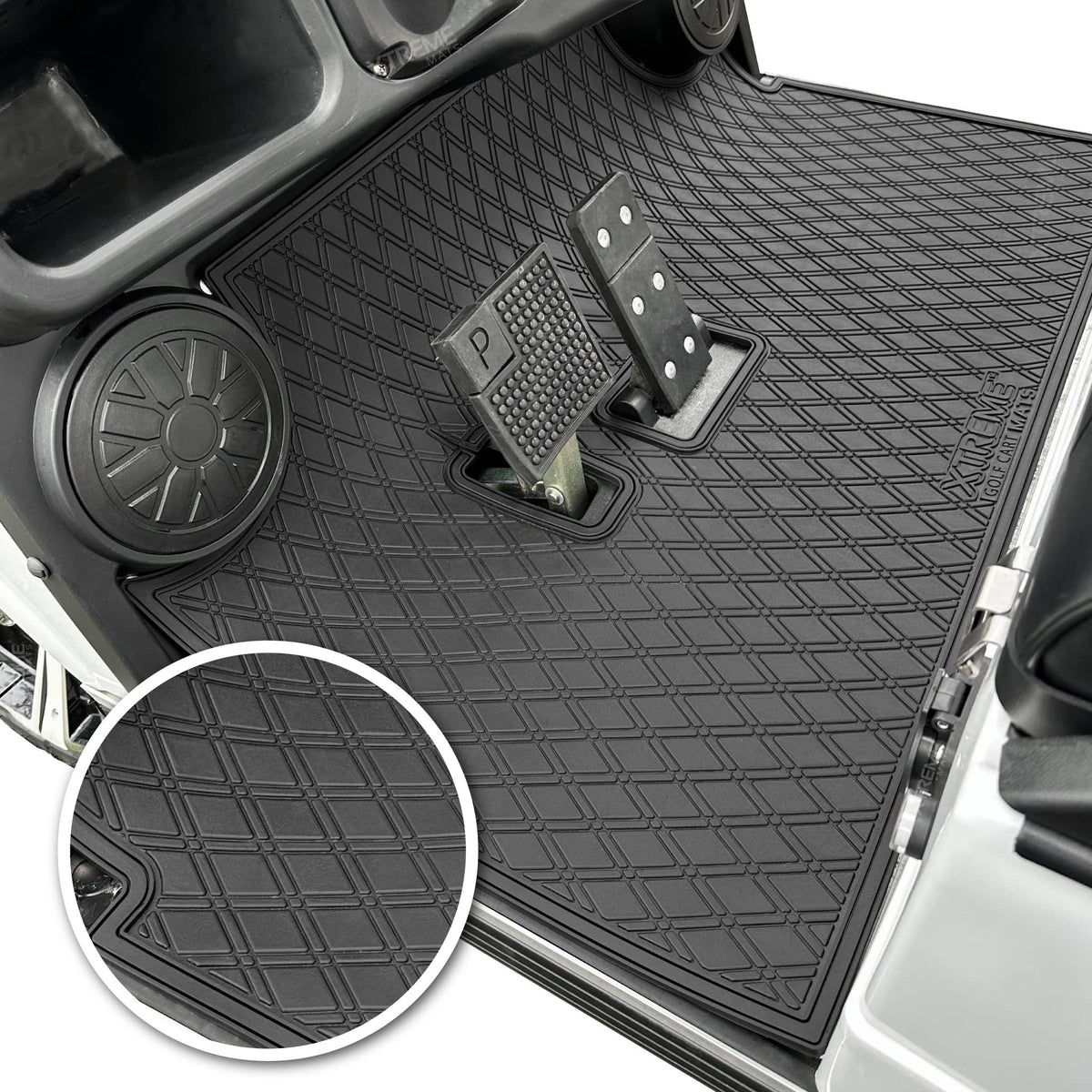 Xtreme Mats Evolution floor mat full coverage in black for OEM-like protection