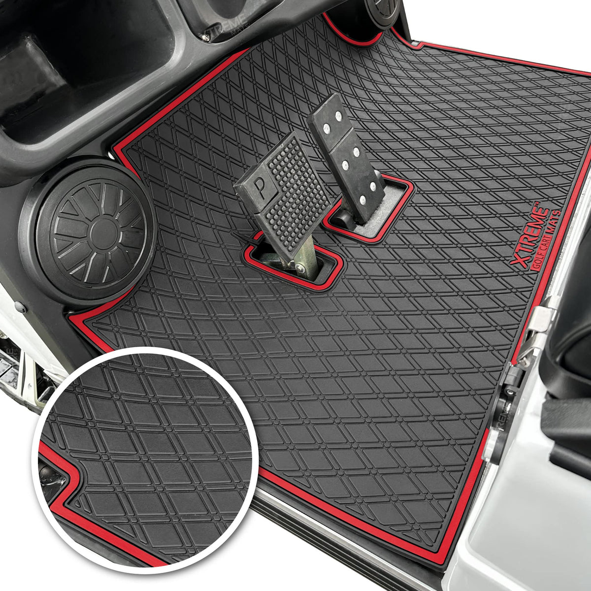 Xtreme Mats Evolution full-coverage floor mat protects OEM flooring with rugged durability.