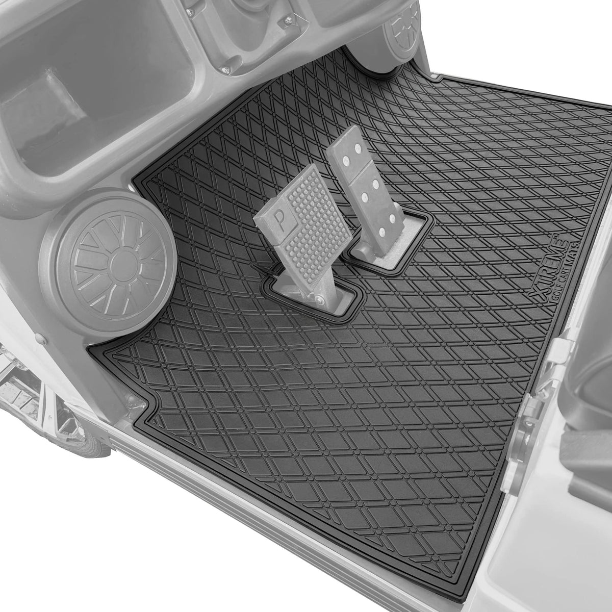 Evolution mat guards OEM flooring against wear and fading