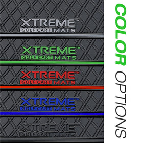 Xtreme Mats full-coverage floor mat shields the cart interior from wear.