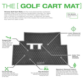 Xtreme Mats full-coverage mat provides durable interior protection.