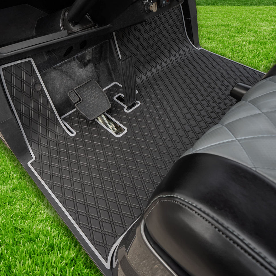 Xtreme Mats floor mat for Yamaha Drive2 EFI shows precise fit and durable surface.