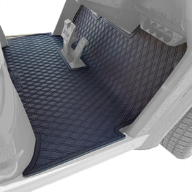 Xtreme Mats StarEV Sirius full-coverage diamond-pattern mat protects OEM flooring with rugged durability