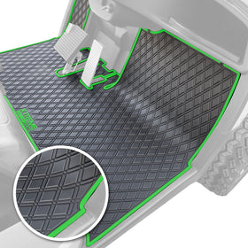 Xtreme Mats Yamaha Adventurer full-coverage mat protects OEM flooring.