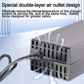 Xtuboz dedicated 48V lead-acid charger avoids unintended lithium charging
