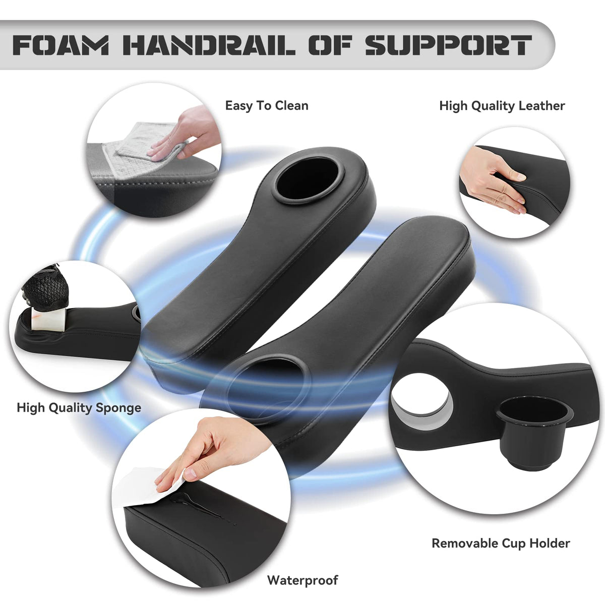 Xuanyudg0769 rear seat kit armrest supports smartphones and cups securely