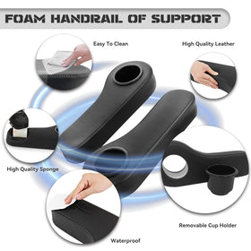Xuanyudg0769 rear seat kit armrest supports smartphones and cups securely