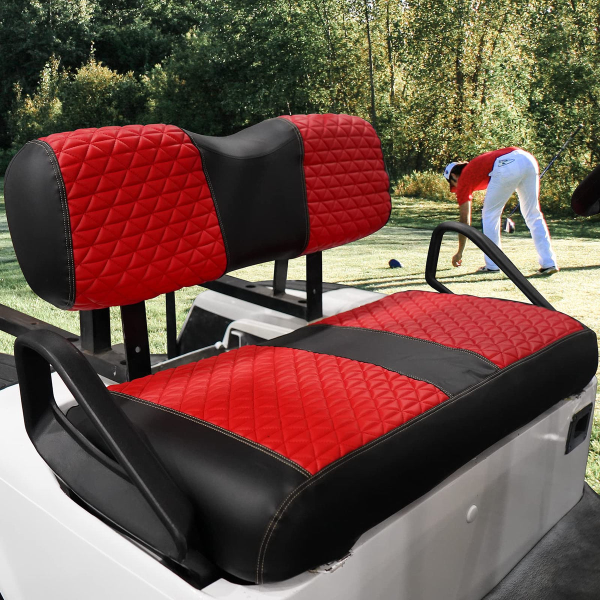 XUANYUDG0769 backrest cover refreshes EZGO TXT with clean protection