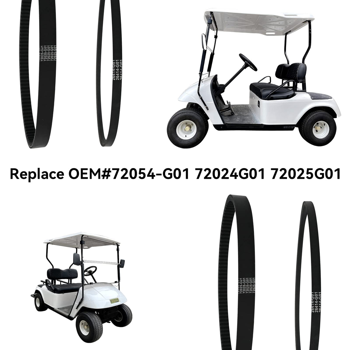XUANYUDG0769 belt-package EZGO starter and drive replacement kit